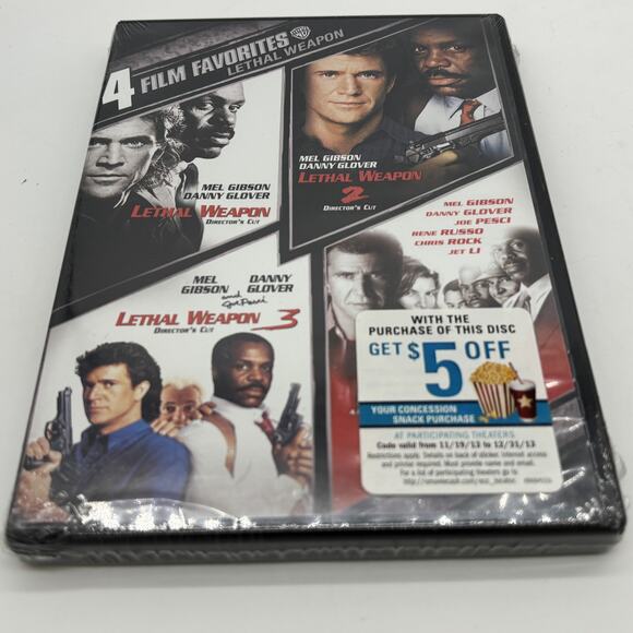 Lethal Weapon Blade Sealed DVD 4 Movie Sets Brand New 2 Pack 2013 Marvel WB - Picture 3 of 6